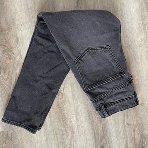 Mom Jeans - Grey Jeans